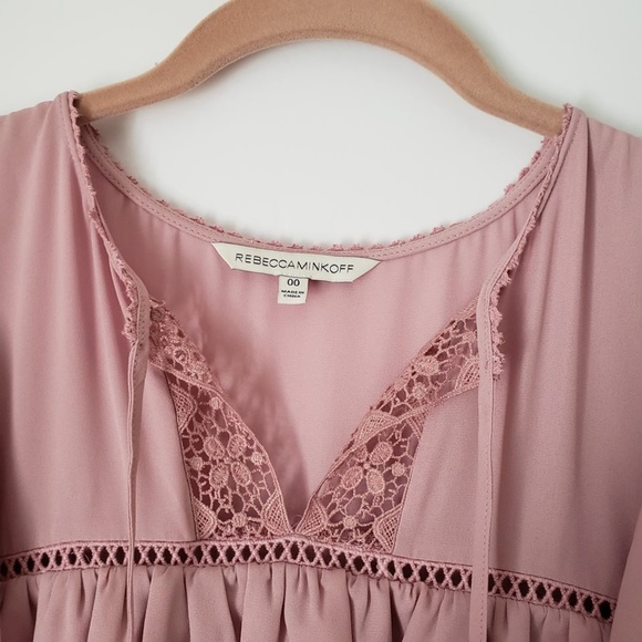 Rebecca Minkoff Sorbonne Babydoll Dress In Zephyr - Picture 4 of 5